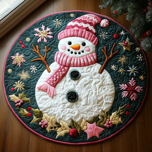 Winter Wonderland Quilted Round Mat