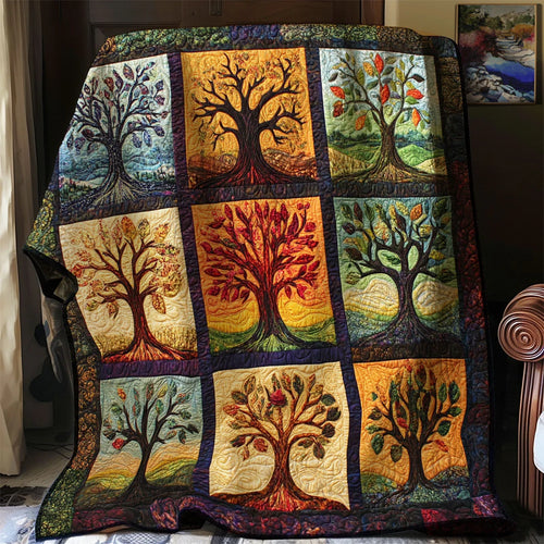 Wisdom Tree Quilt Blanket