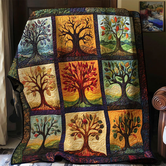 Wisdom Tree Quilt Blanket