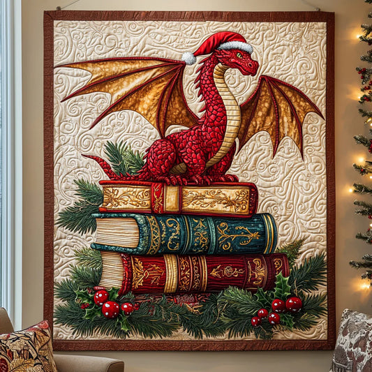 Wise Dragon Quilt Blanket