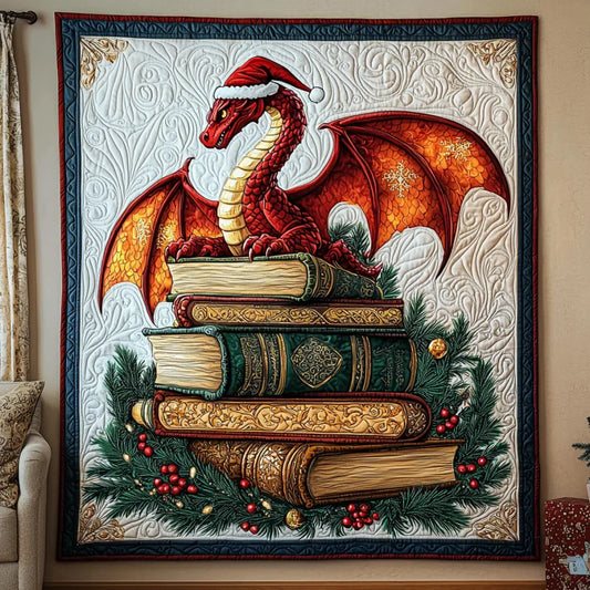 Wise Dragon Quilt Blanket