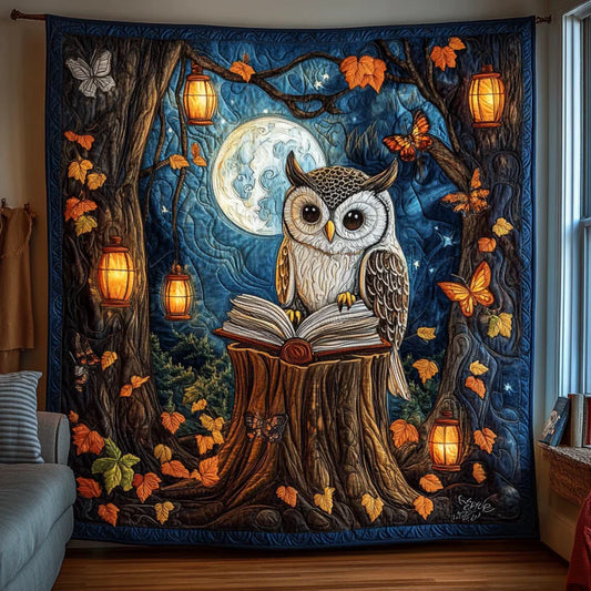 Wise Owl Quilt Blanket