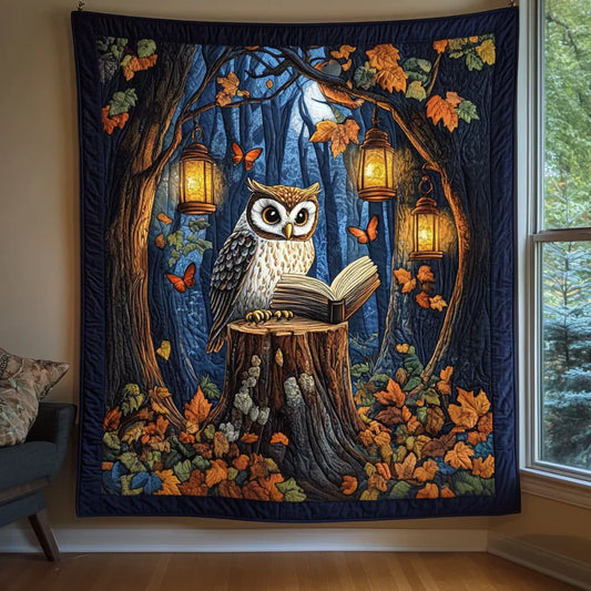 Wise Owl Quilt Blanket