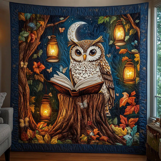 Wise Owl Quilt Blanket