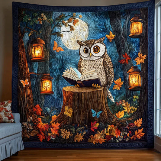 Wise Owl Quilt Blanket