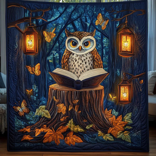 Wise Owl Quilt Blanket