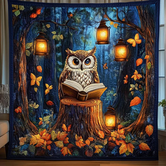 Wise Owl Quilt Blanket