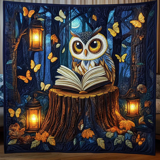 Wise Owl Quilt Blanket