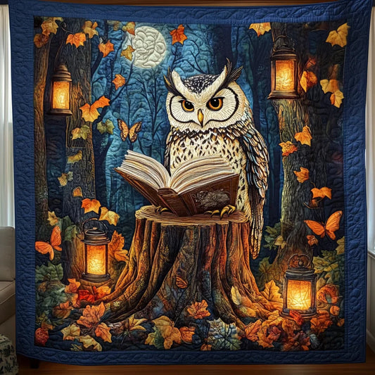 Wise Owl Quilt Blanket