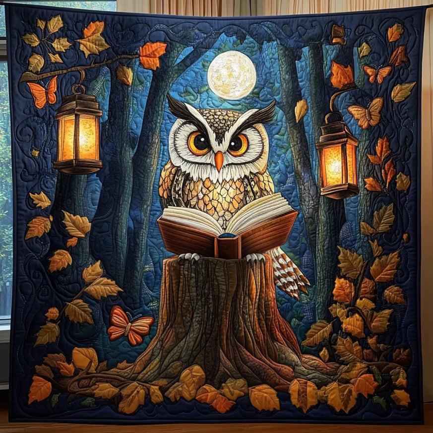 Wise Owl Quilt Blanket