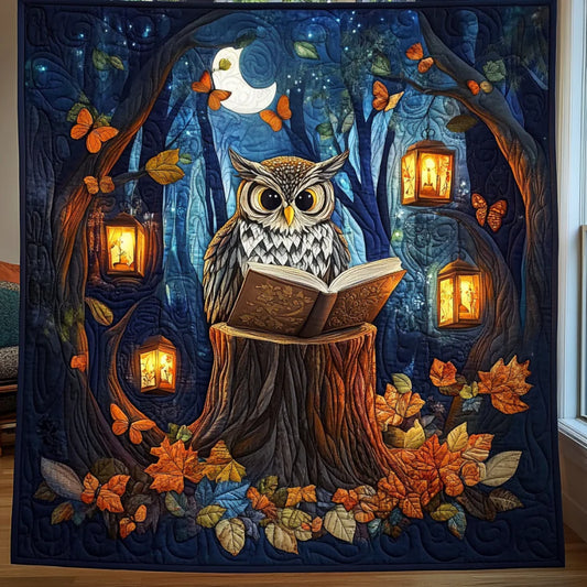 Wise Owl Quilt Blanket