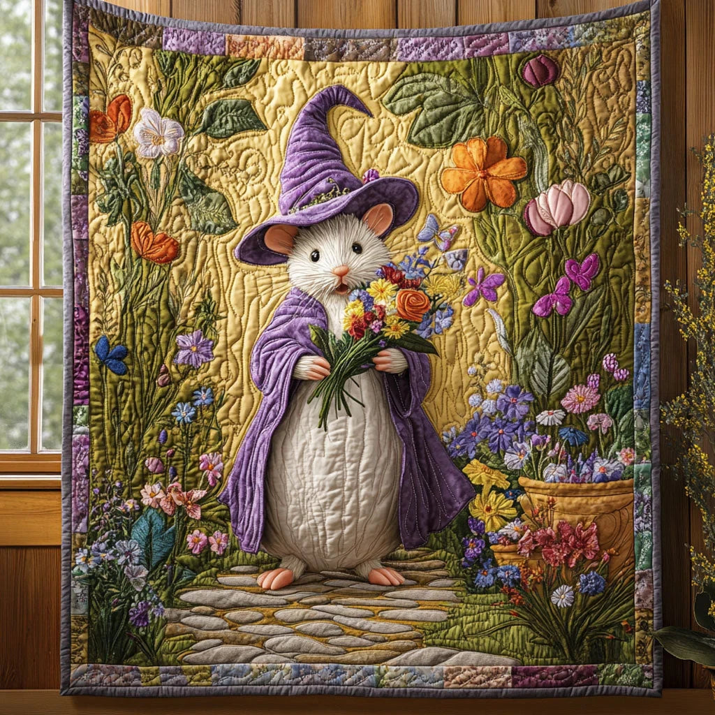 Witch Shop Quilt Blanket