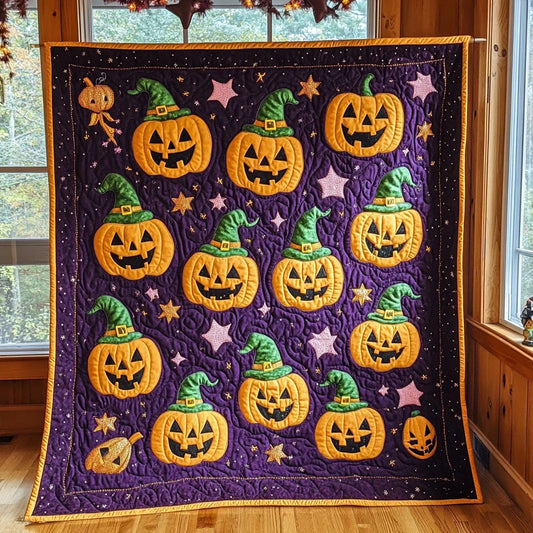 Witchy Patch Quilt Blanket