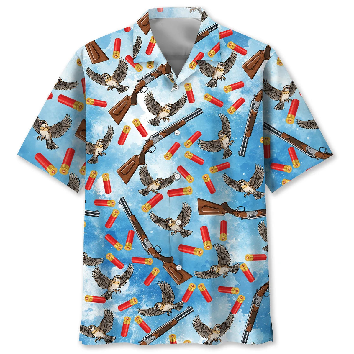 Woodcock Hunting Hawaiian Shirt, custom shirt gift for men