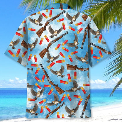 Woodcock Hunting Hawaiian Shirt, custom shirt gift for men (view 3)