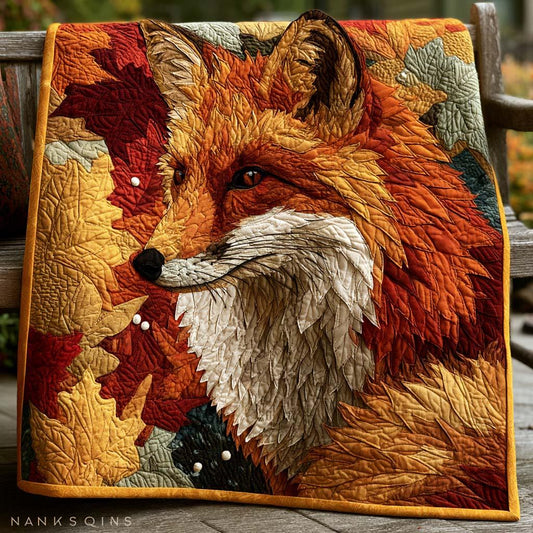 Woodland Charm Quilt Blanket - Quilted Blanket by OtterMia