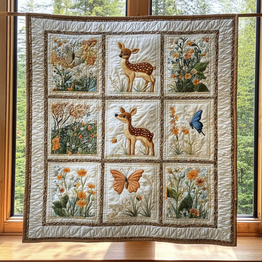 Woodland Harmony Quilt Blanket