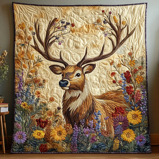 Woodland Majestic Deer Quilt Blanket