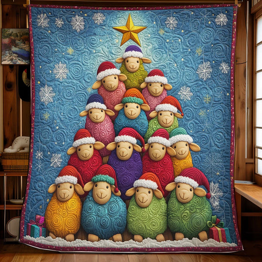 Wooly Christmas Quilt Blanket