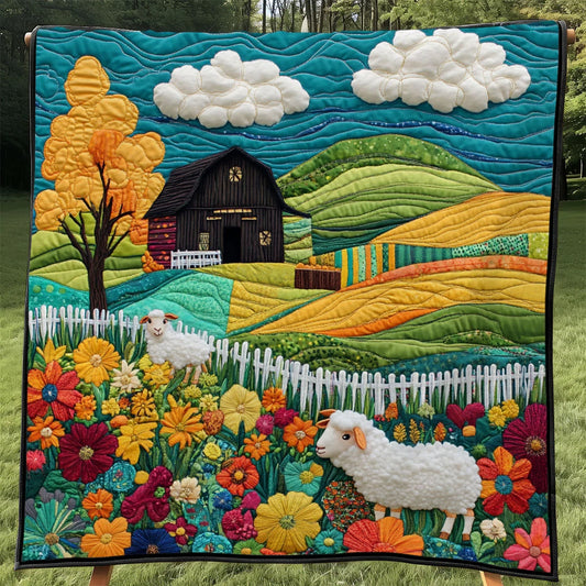 Wooly Meadow Quilt Blanket