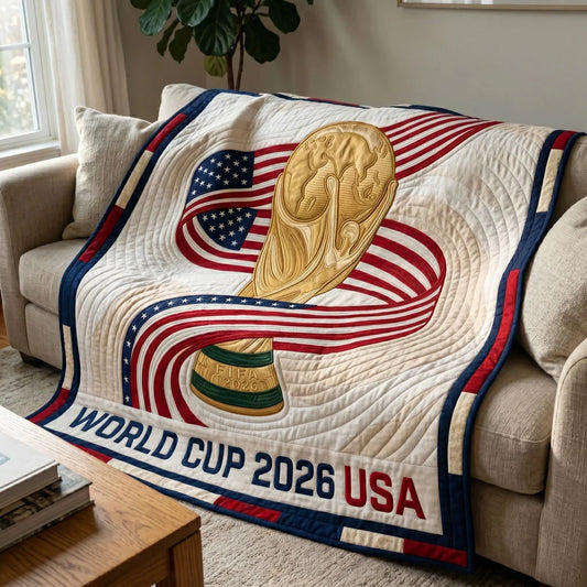 World Cup 2026 Usa Championship Quilt Blanket