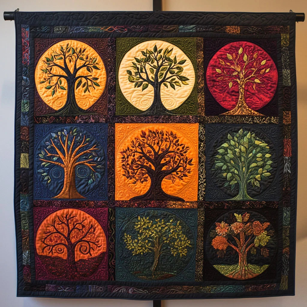 World Tree Quilt Blanket