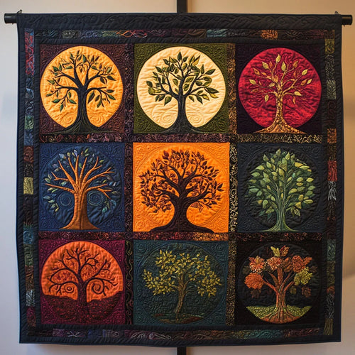 World Tree Quilt Blanket