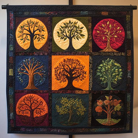World Tree Quilt Blanket