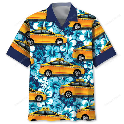 Yellow Taxi Driver Hawaiian Shirt