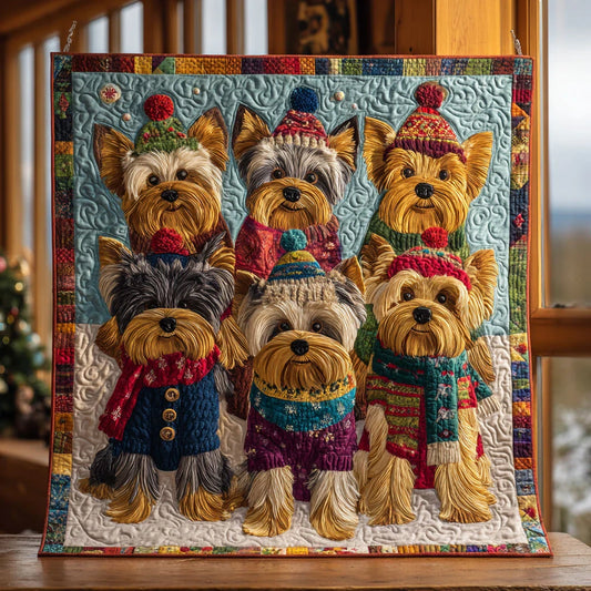 Yorkshire Christmas Quilt Blanket
