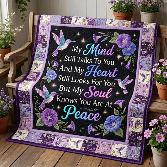 You Are At Peace Quilt Blanket