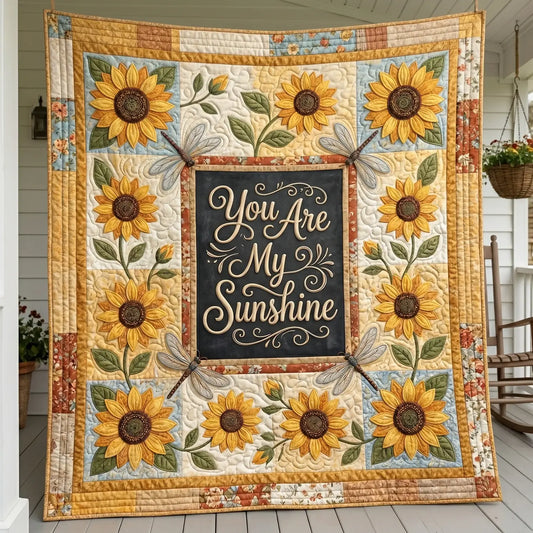 You Are My Sunshine Quilt Blanket