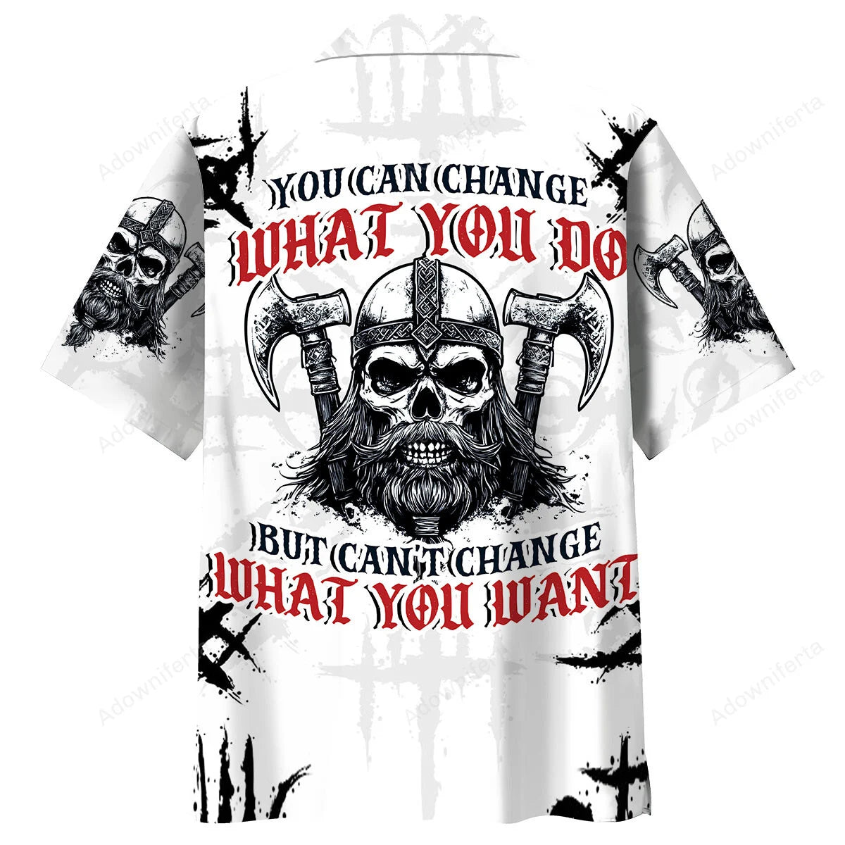 You Can Change What You Do But Can't Change What You Are Hawaiian Shir, custom shirt gift for men (view 2)