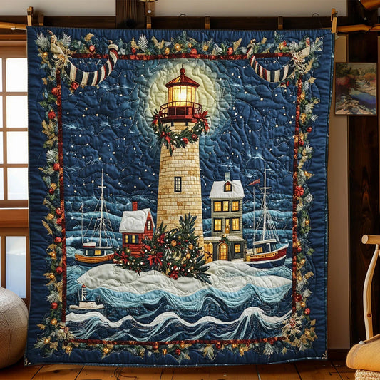 Yuletide Beacon Quilt Blanket