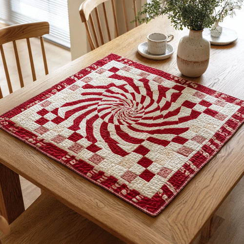 Yuletide Glow Quilted Table Topper