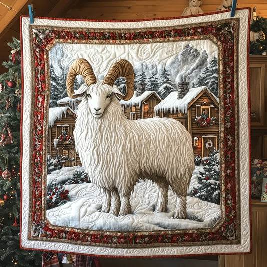 Yuletide Guardian Quilt Blanket