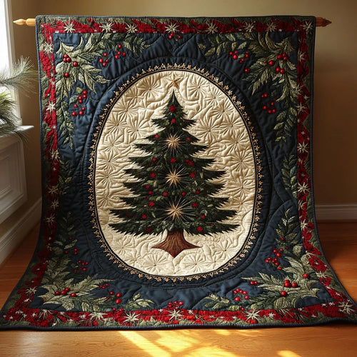 Yuletide Pine Quilt Blanket