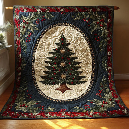 Yuletide Pine Quilt Blanket