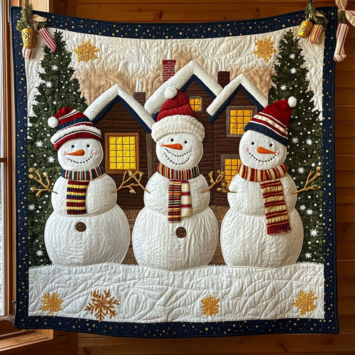 Yuletide Song Quilt Blanket
