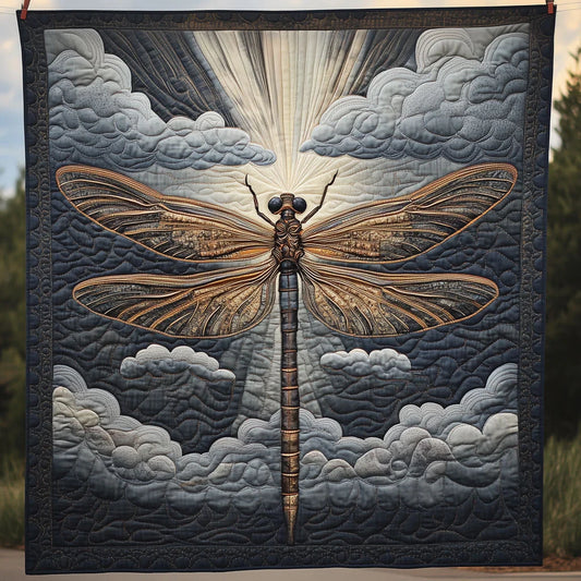 Zenith Dragonfly Quilt Blanket